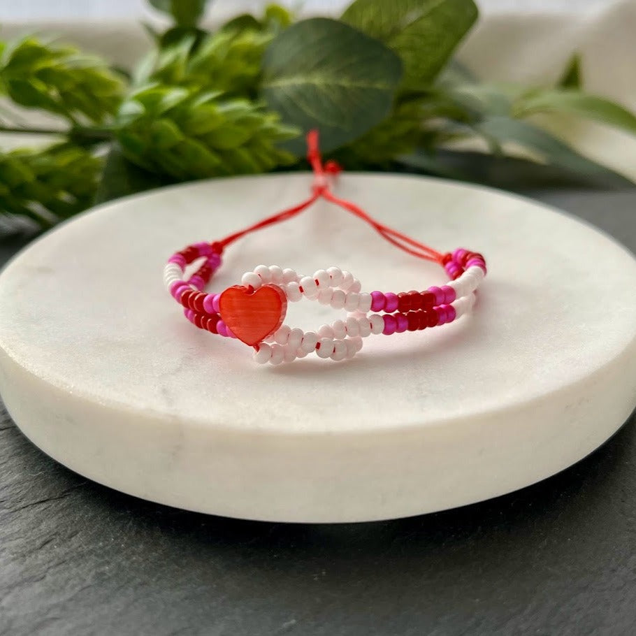 Infinity Heart Valentine's Bracelet